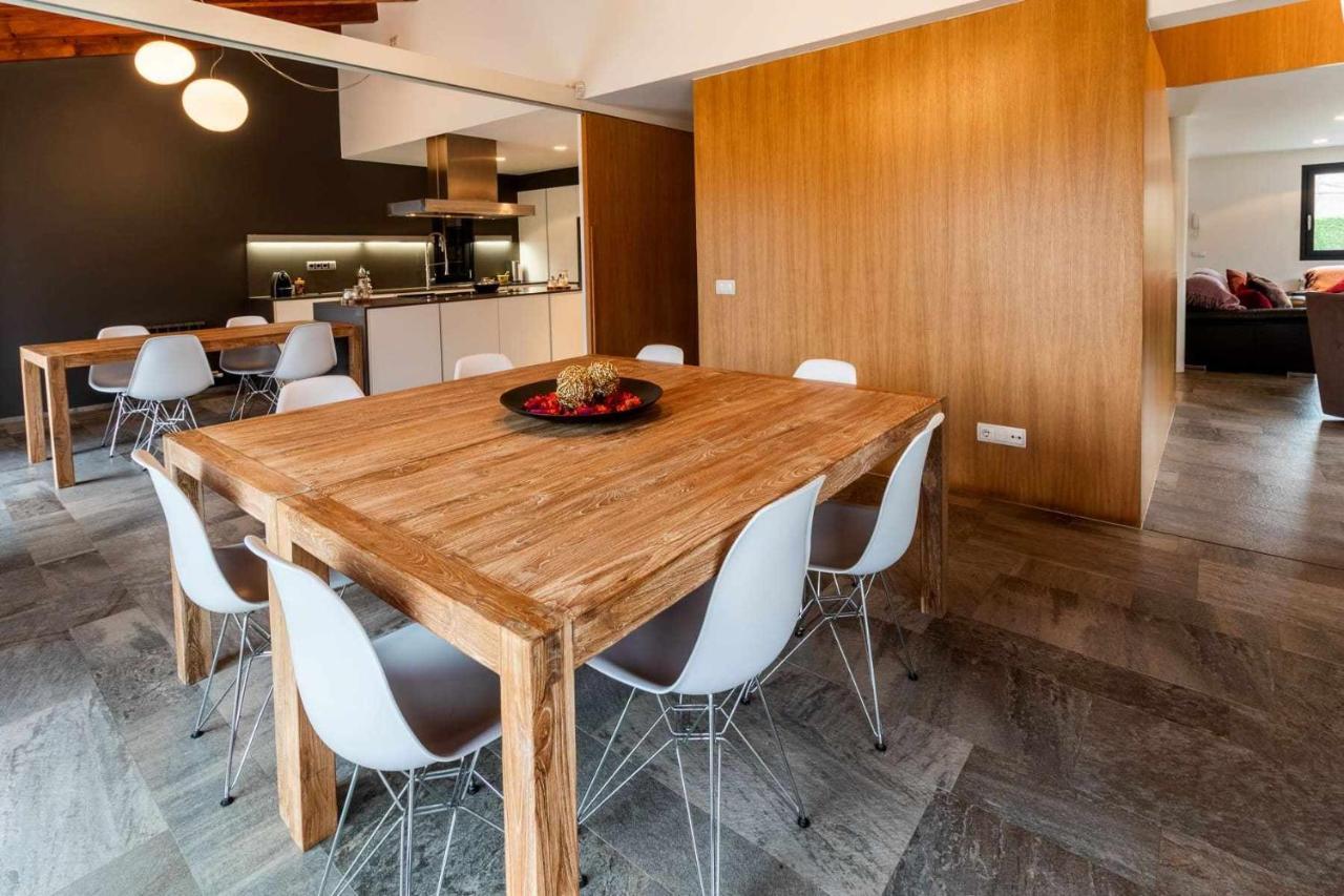 Villa LA SOLFA casa aislada con piscina y amplio jardín Les Preses Exterior foto